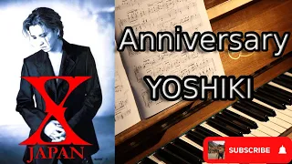 Yoshiki  - "Anniversary" Piano Concerto in C minor  [Piano Sheet Music]