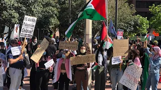 San Diegans Protest Amid Growing Conflict Between Israel And Palestine