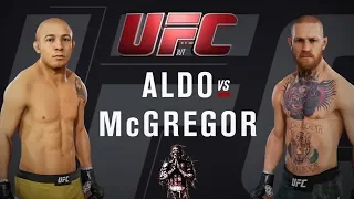 JOSE ALDO vs CONOR McGREGOR. MMA MASTER! EA SPORTS UFC 3