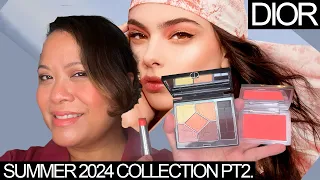 Dior Summer 2024 Pt.2 - Coral Flame| Bronzed Glow Blush | Bronzed Glow Lip Oil | Dolce Vita Lip Glow