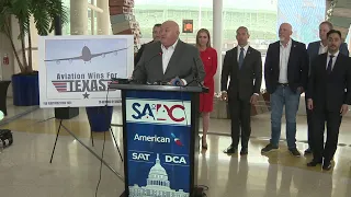 Press Conference: Congressmen, city leaders say SA is 'one step closer' to direct flights with DC