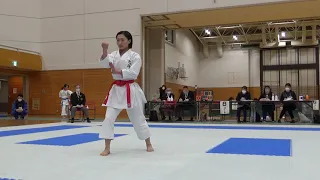 Female individual KATA Bronze medal match. TakeshitaHonoka PAIKU ItoIbuki ANAN