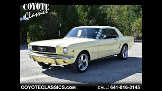 1966 Mustang For Sale at Coyote Classics