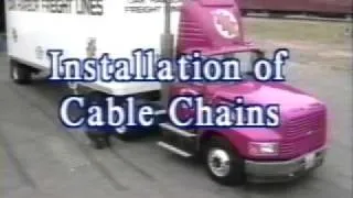 2300 Series Truck Cable Chain Installation Instructions