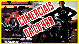 CB 400 comerciais da época de lançamento da moto - CB 400