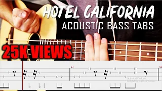 Eagles - Hotel California (Bass Tabs) By Chami's Arts