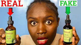 😳BE ALERT 🚨 HOW TO IDENTIFY REAL AND FAKE MIELLE ROSEMARY MINT OIL, THERE IS FAKE OUT THERE 😭😭