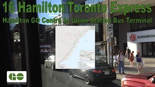 16 Hamilton/Toronto Exp. - GO Transit 2011 MCI D4500CT 2469 (Hamilton GO Ctr to Union Station)