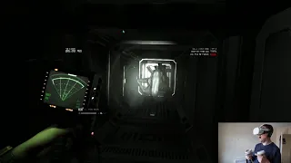 Alien isolation VR gameplay.  Survivor mode is bonkers and super scary!