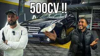 Mercedes CLS 55 AMG (un dragster de 500cv !)