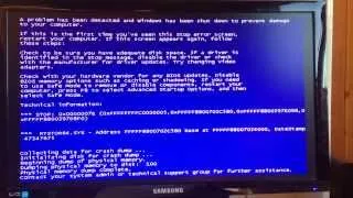 Stop: 0x0000007E Bluescreen