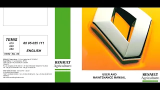 Renault Temis 650 630 610 User Manual