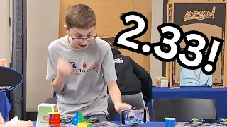 2.33 Official Pyraminx Average (PR/2nd Place)