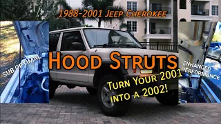 Jeep Cherokee - Hood Struts! Cheap and Easy upgrade ['88-'01 XJ]