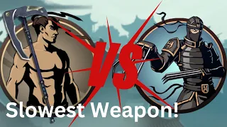 Using the SLOWEST Weapon in the game against Lynx! | Reaver(1)| Shadow Fight 2