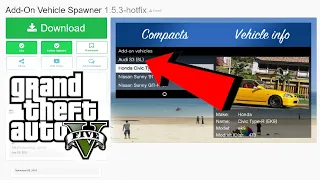 How to Install Add-On Vehicle Spawner 1.5.3 (2022) GTA 5 MODS