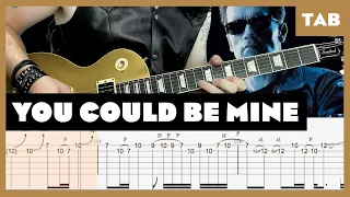 You Could Be Mine Guns N’ Roses Cover | Guitar Tab | Lesson | Tutorial