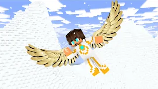 Playing Minecraft as The Christmas Angel