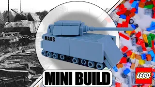 LEGO MINI TANK MAUS (Tutorial)