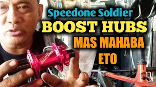 Speedone Soldier BOOST hubs Mas MAHABA eto vs standard hubs #speedonesoldierboosthubs #boosthubsize