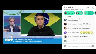 Treta entre Andre Marinho x Presidente Jair Bolsonaro na Rádio Pânico 27/10/2021