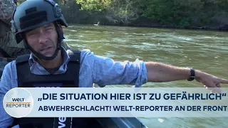 PUTINS KRIEG: "Die Situation hier ist zu gefährlich!" WELT-Reporter bei Abwehrschlacht an der Front!