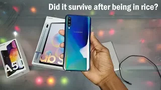 The Samsung Galaxy A50... AFTER the Soap & Water Test