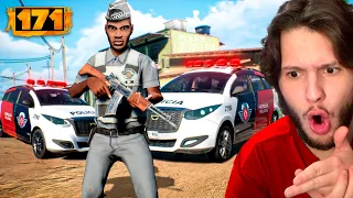 JOGANDO GTA BRASILEIRO COMO POLICIAL!! (171)