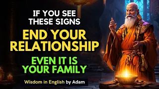 😮👁️9 SIGNS That You SHOULD END EVERY CONTACT even it is your family or a friend! | Stoicism & Zen