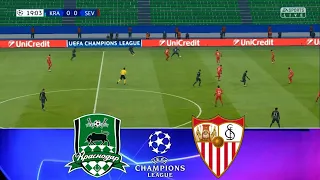 Krasnodar vs Sevilla - Highlights - UEFA Champions League 2020/2021 - 24 November 2020 - PES (PC/HD)