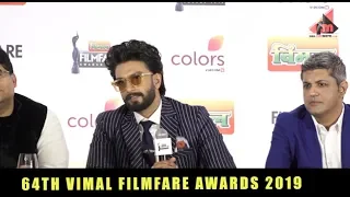 RANVEER SINGH ANNOUNCE THE DATE OF 64TH VIMAL FILMFARE AWARDS 2019