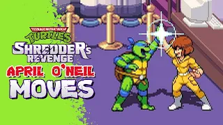 TMNT: Shredder's Revenge | April O'Neil Move sets