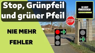 Stop, Grünpfeil, Grüner Pfeil. So machst Du keine Fehler mehr -  Führerschein