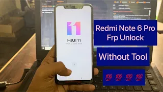 Redmi Note 6 Pro Frp Bypass Unlock Without Tool || How To Unlock Frp Redmi Note 6 Pro Without Pc