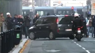 Arrivée de Nicolas Sarkozy au Palais de justice de Bordeaux