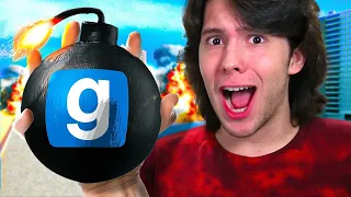 JOGUEI UMA BOMBA NOS MEUS AMIGOS!! (Gmod)