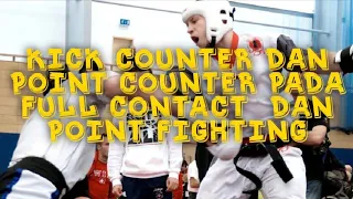 Cara menghitung tendangan pada disiplin Full Contact dan Point Fighting Kickboxing