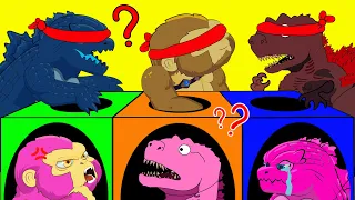 Mystery Box Challenge - Don't Choose the Wrong Girlfriend Challenge | Godzilla vs Kong Animation