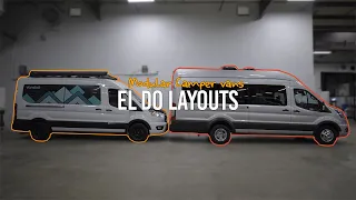 Custom Camper Van Setups| EL DO Model Layouts