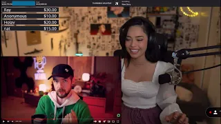 Donating 200k $ to valkyrae ! She cried and sykkuno reacted