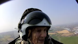92-year-old World War Two veteran flies Spitfire again