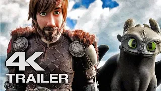 HOW TO TRAIN YOUR DRAGON 3 Trailer (4K ULTRA HD) 2018