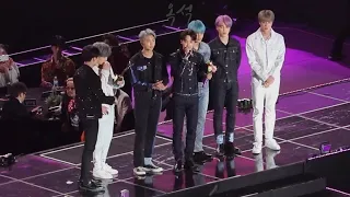 190115 서울가요대상 방탄소년단 BTS 최고 앨범상 수상소감(feat. 약속) 직캠