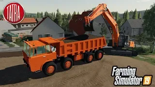 Cleaning Soil With New Tatra||Public Work||FS19 MINING MODS