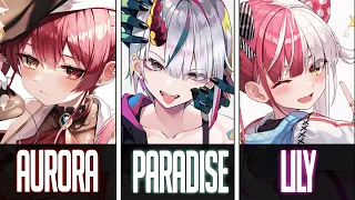 Nightcore → Aurora x Paradise x Lily // Switching Vocals