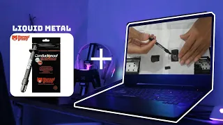 Nyoba Ganti Thermal Paste dengan Liquid Metal di LAPTOP | Apa bakal lebih DINGIN?!