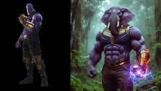 Superheroes But As Muscular Elephant (Marvel & DC)