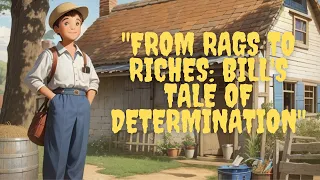 "From Rags to Riches: Bill's Tale of Determination"| short moral story| kid's story 2023|moral story