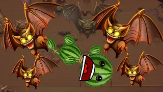 CRAZY Bats vs WATERMELON Buddy | Kick The Buddy