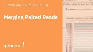 Merging Paired Reads with Geneious Prime